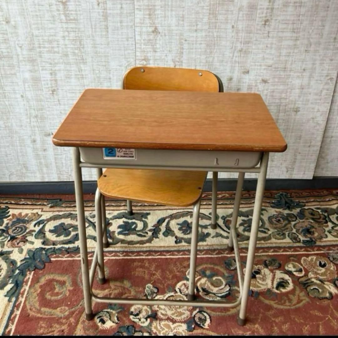 4セット コクヨ 学習机 椅子 セット 大人用 学校机 塾