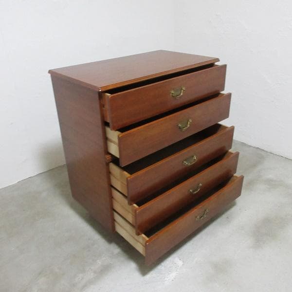 イギリス ビンテージ 家具 チェスト ドロアーズ 5段引き出し 英国 6029e