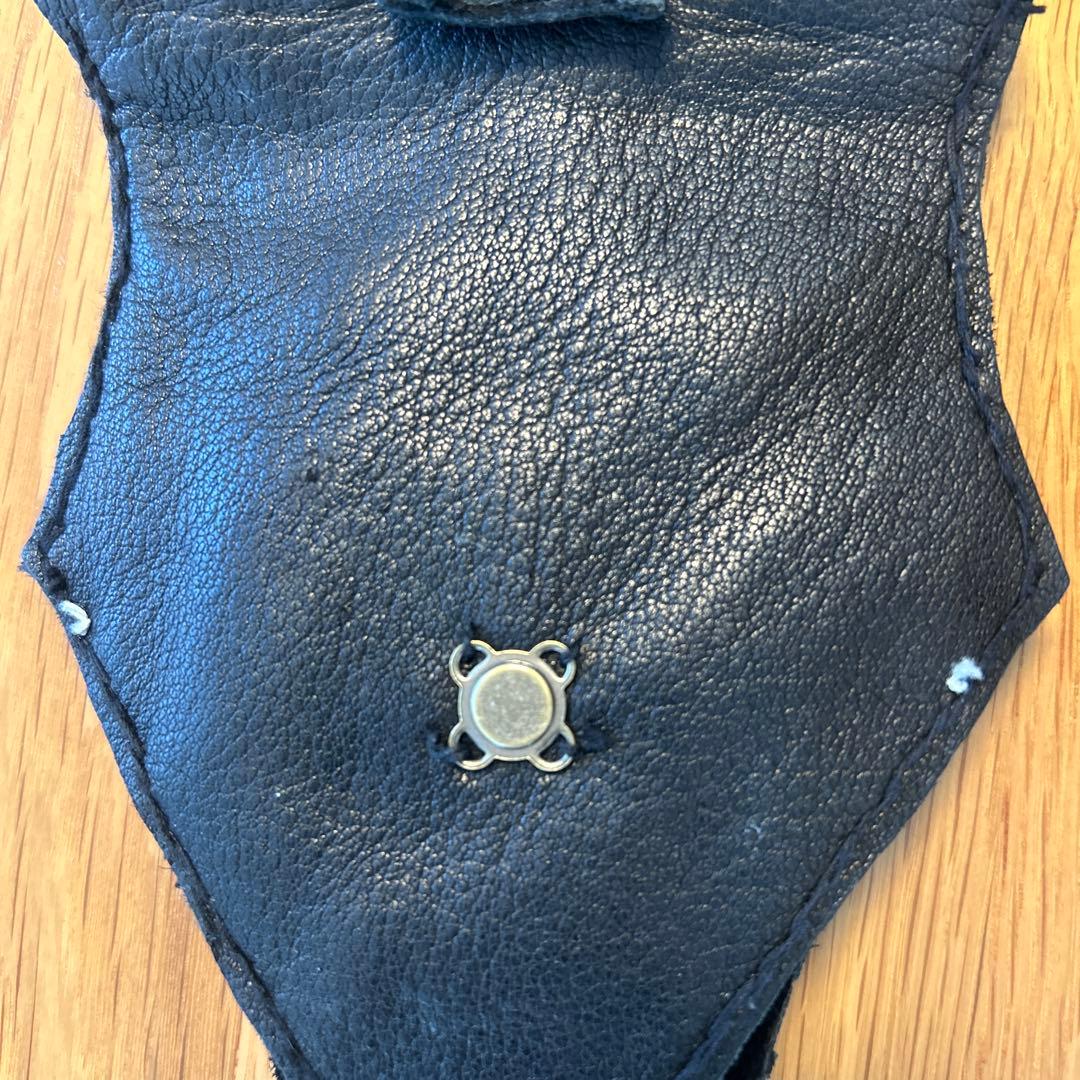 Kmrii風 パッチワークデザイン スコーピオンウォレット レースアップ