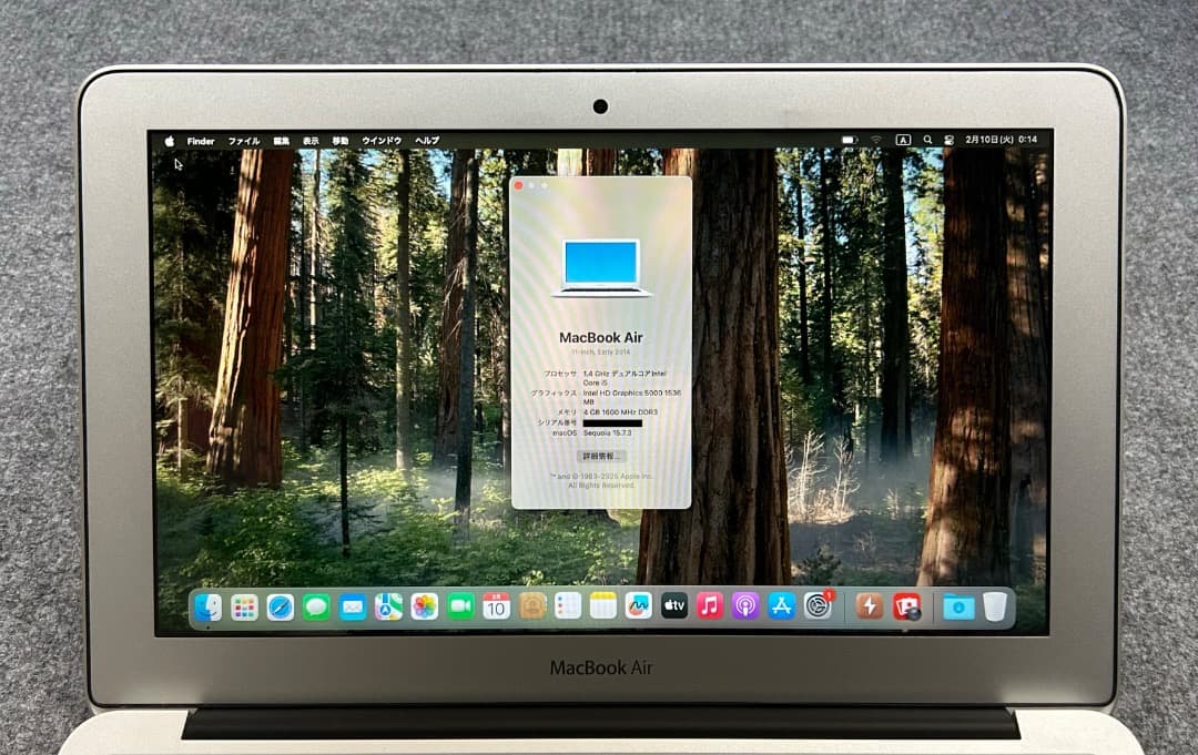 MacBook Air Early 2014 Corei5 4Gb 11インチ