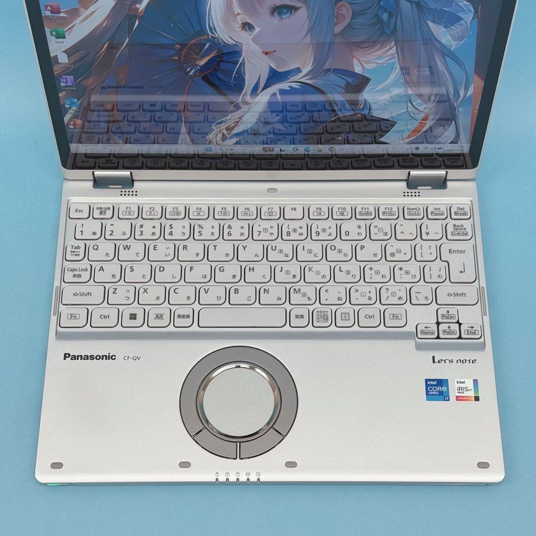 166 良品 i7 512GB レッツノートQV1 第11世代 office