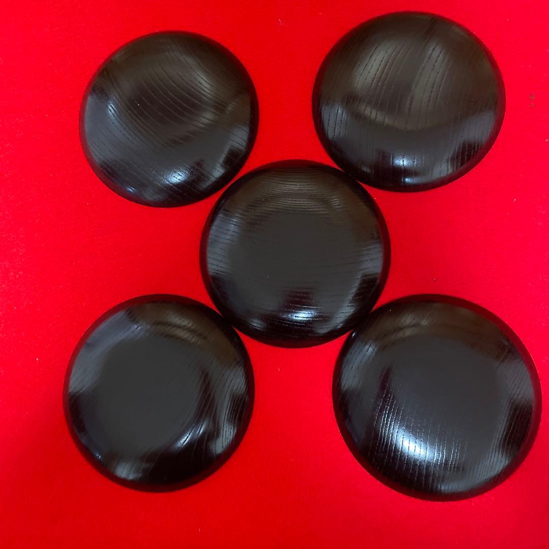 ♦︎【美品❤️銘々皿】 高級漆器　草花絵　供箱　5客 ♦︎