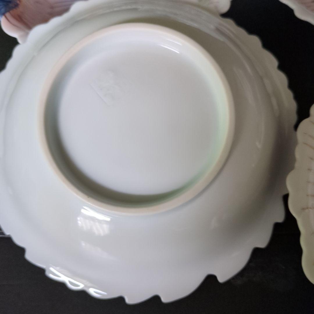 特選有田焼　根之吉窯　多用鉢　牡丹（未使用品）