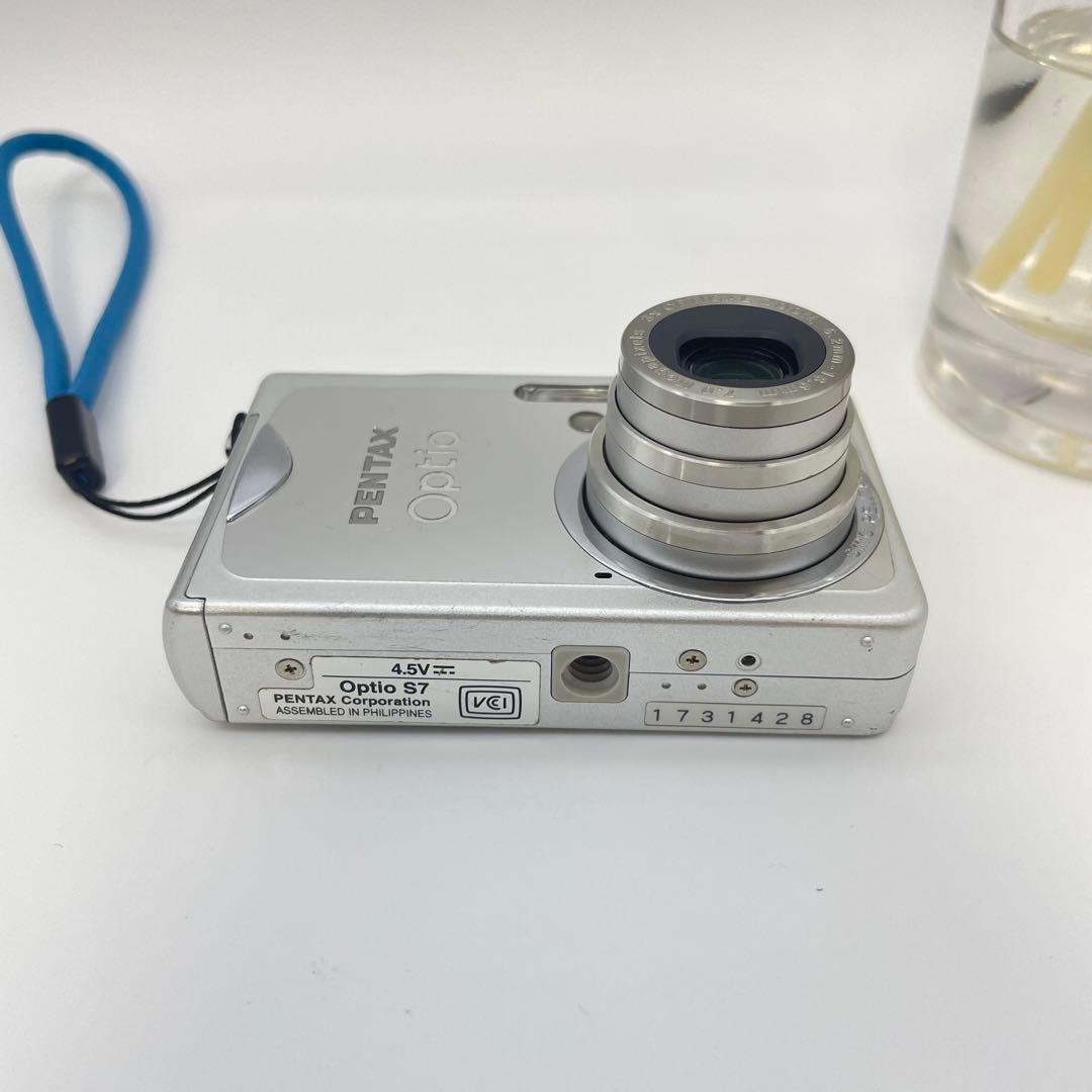 スマホ転送OK✨PENTAX Optio s7✨動作確認済 可愛すぎるコンデジ♪
