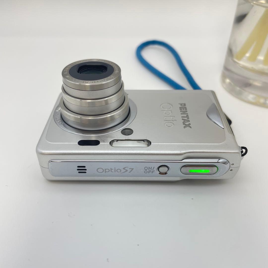 スマホ転送OK✨PENTAX Optio s7✨動作確認済 可愛すぎるコンデジ♪