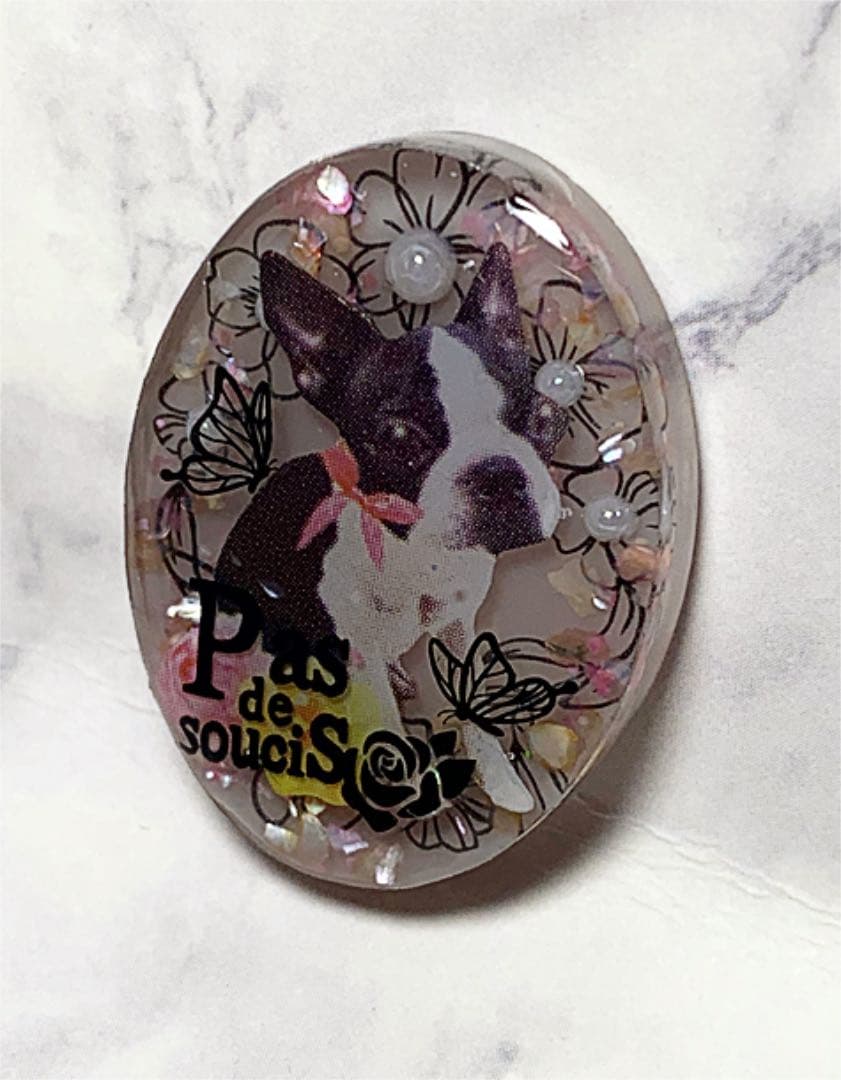 レジンヘアゴム　ワンちゃん