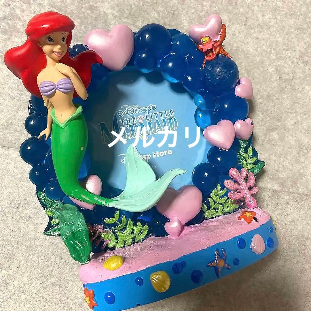 アリエル　フォトフレーム　ディズニー　置物　インテリア　雑貨　リトルマーメイド