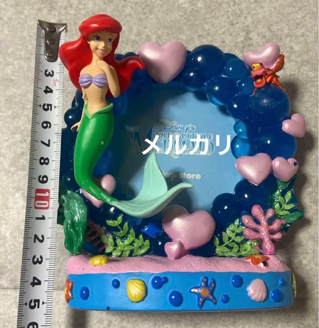 アリエル　フォトフレーム　ディズニー　置物　インテリア　雑貨　リトルマーメイド