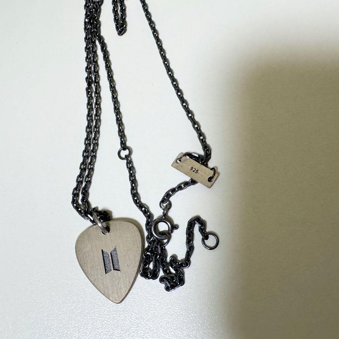 BTS ARTIST MADE SUGA ギターピック ネックレス シルバー