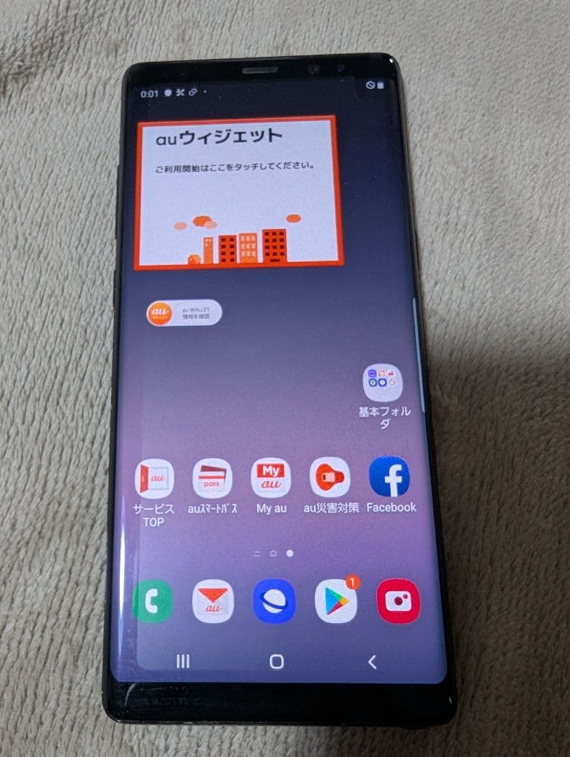 Galaxy Note8 au 本体 中古品