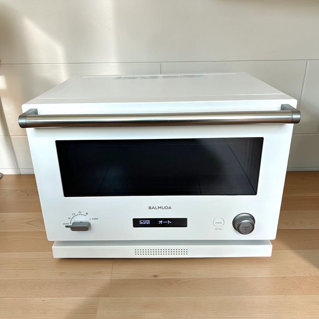 完動❣️良品✨BALMUDA K04A-WH オーブンレンジ 2021 おしゃれ