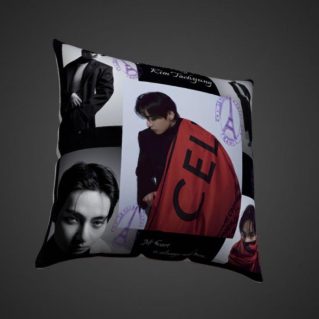 BTS ファブリッククッションカバー　45×45 テテ　テヒョン　V