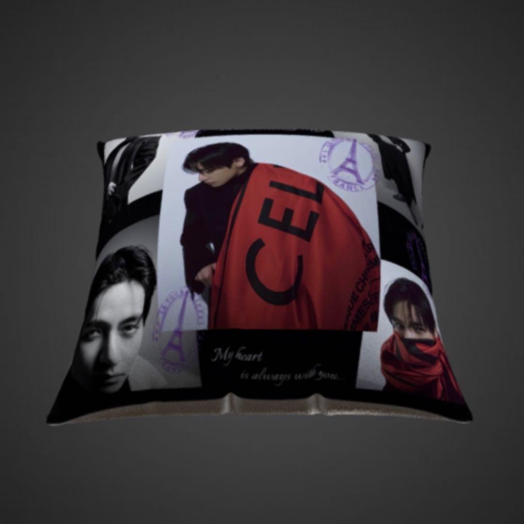 BTS ファブリッククッションカバー　45×45 テテ　テヒョン　V