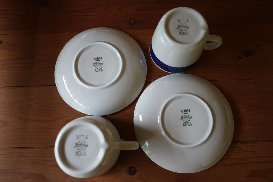  KOKA カップ&ソーサー ２客セット➁