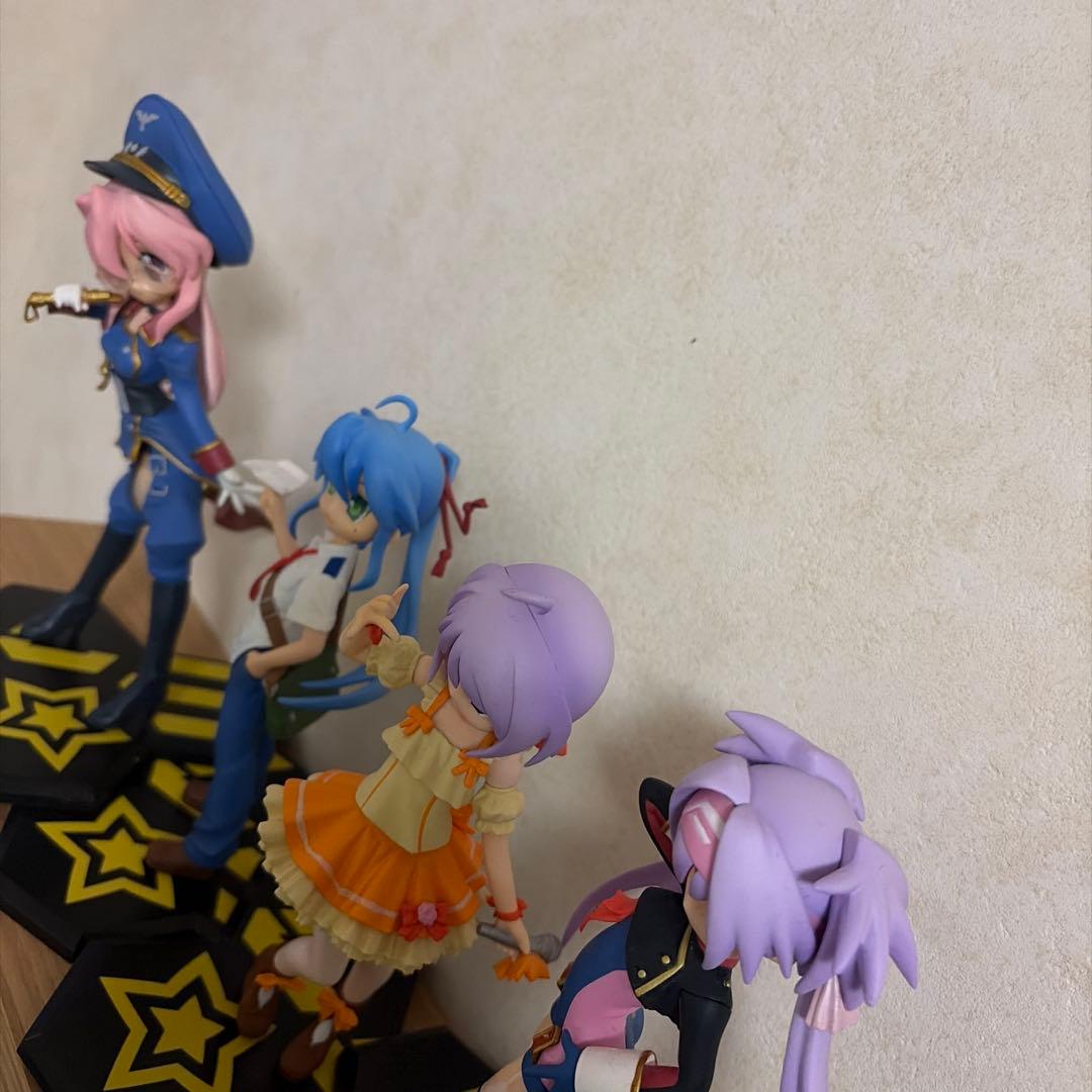 らき☆すた×マクロスF 一番くじ フィギュア 4種セット
