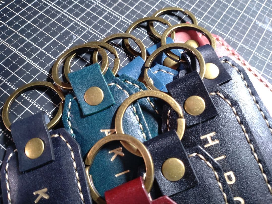 革タグキーホルダー　おまとめ