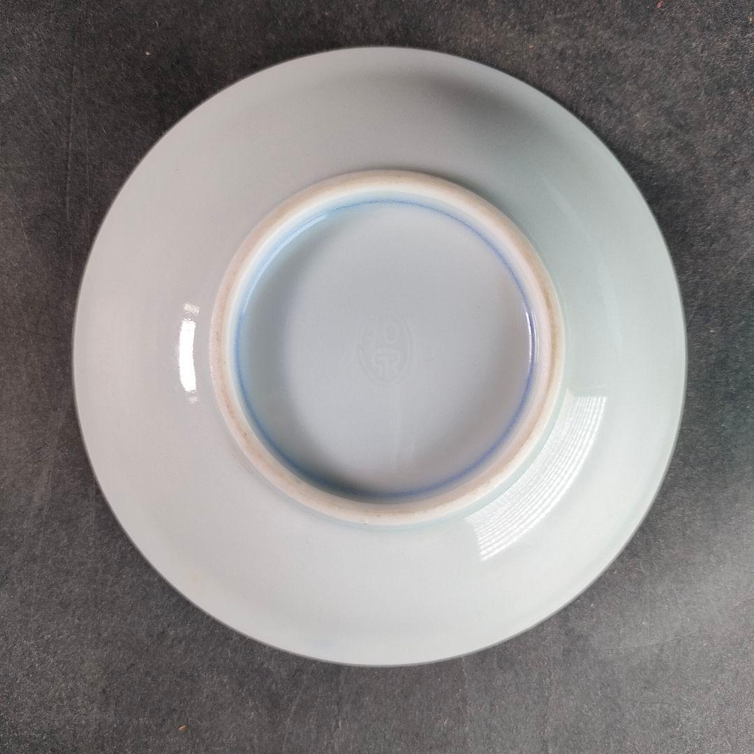 C17-1/平安柏泉造/染付南天図文皿19客/向付/小付/銘々皿/懐石料理