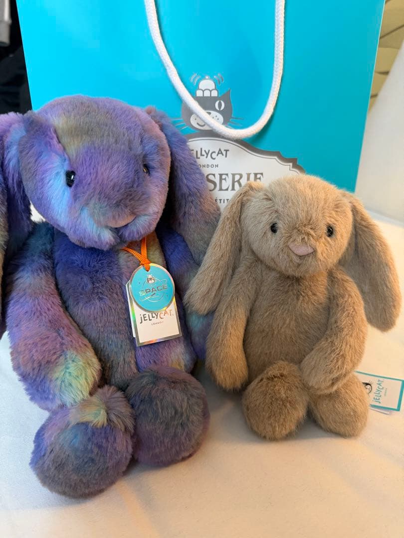  うさぎぬいぐるみ2体セットジェリーキャット