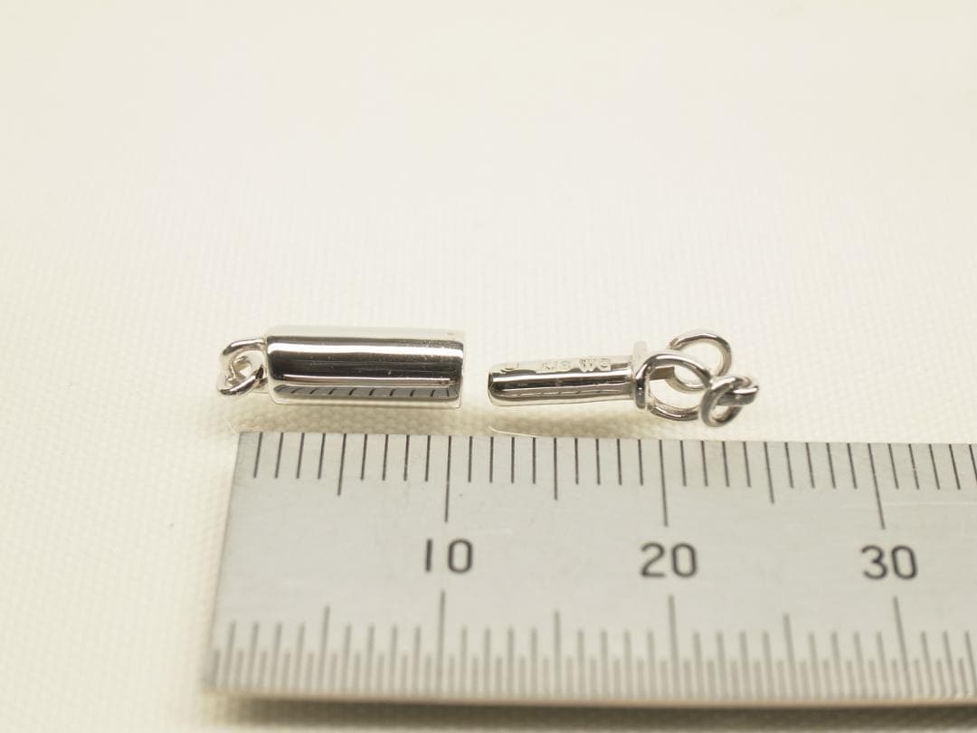 K18WG差し込み金具　1個売り　【新品】※K18WG刻印あり