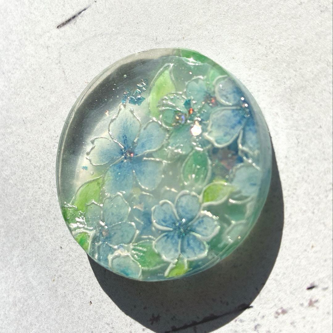 yuko フラワーハンドメイドレジンヘアゴム17