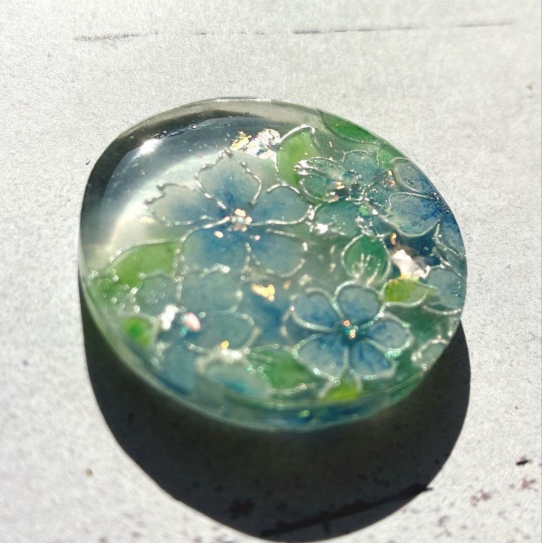 yuko フラワーハンドメイドレジンヘアゴム17