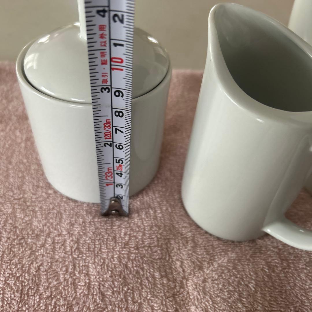 アレッシー　メンディーニ　コーヒーポット、シュガー、クリーマー