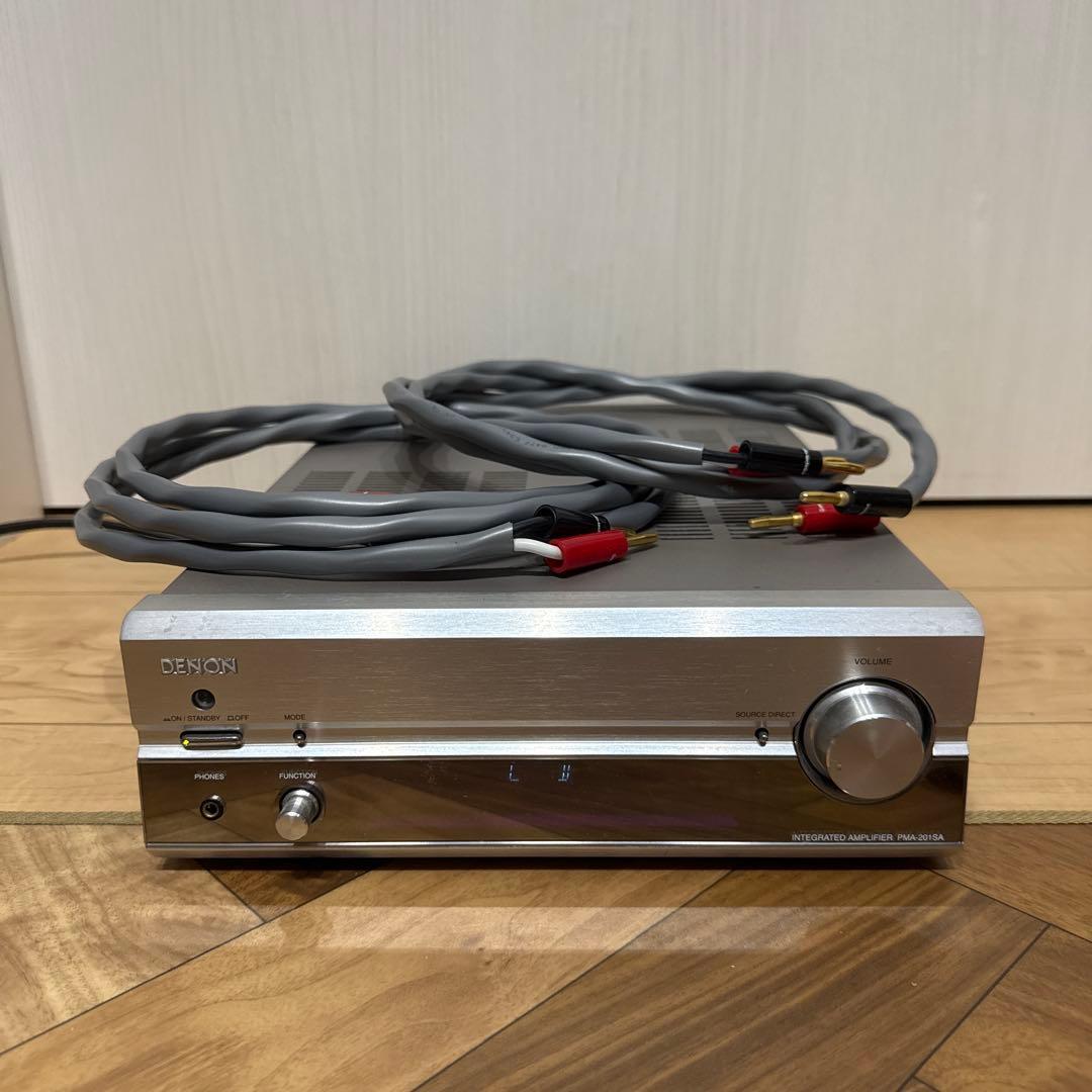 【中古】DENON デノン　プリメインアンプ PMA-201SA シルバー