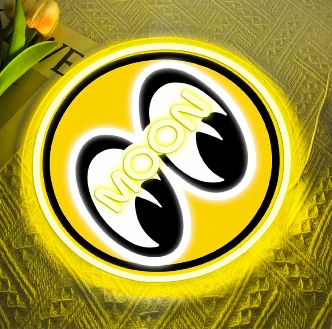 ネオンサイン　ムーンアイズ　MOONEYES ホットロッド　USB給電 調光