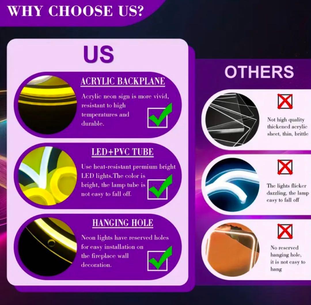 ネオンサイン　ムーンアイズ　MOONEYES ホットロッド　USB給電 調光