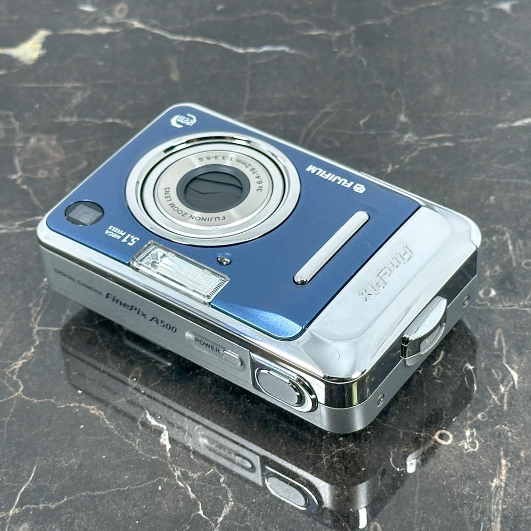 【美品】FUJIFILM 富士フイルム FinePix A500　ブルー