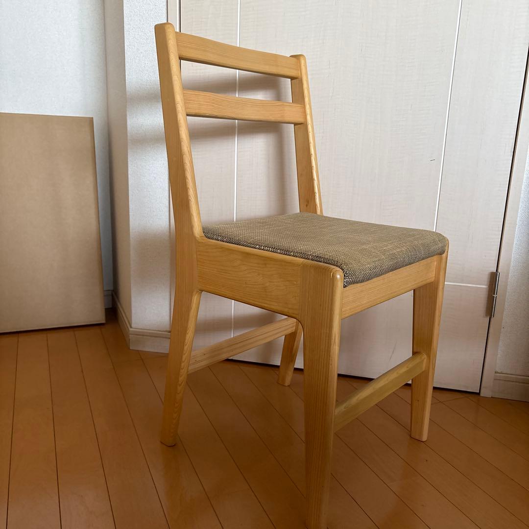 国産ひのき デスクチェア 学習机用椅子 軽量