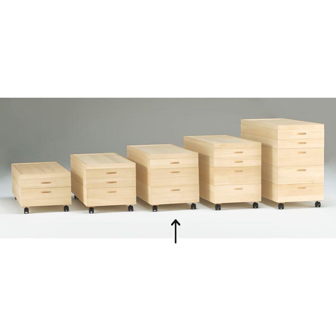 【ローチェスト】総桐衣装ケース 幅95.5cmタイプ 3段（浅1深2）