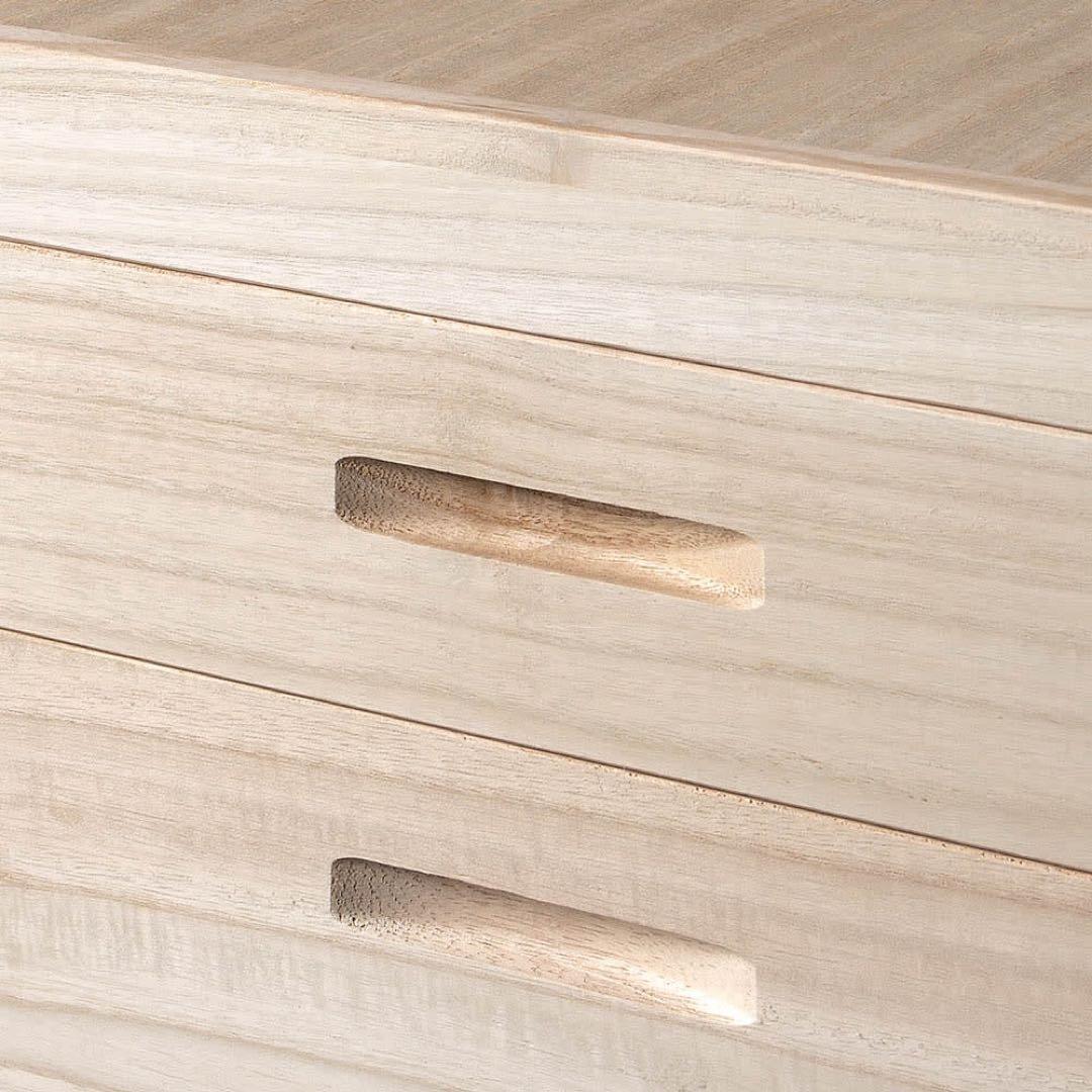 【ローチェスト】総桐衣装ケース 幅95.5cmタイプ 3段（浅1深2）