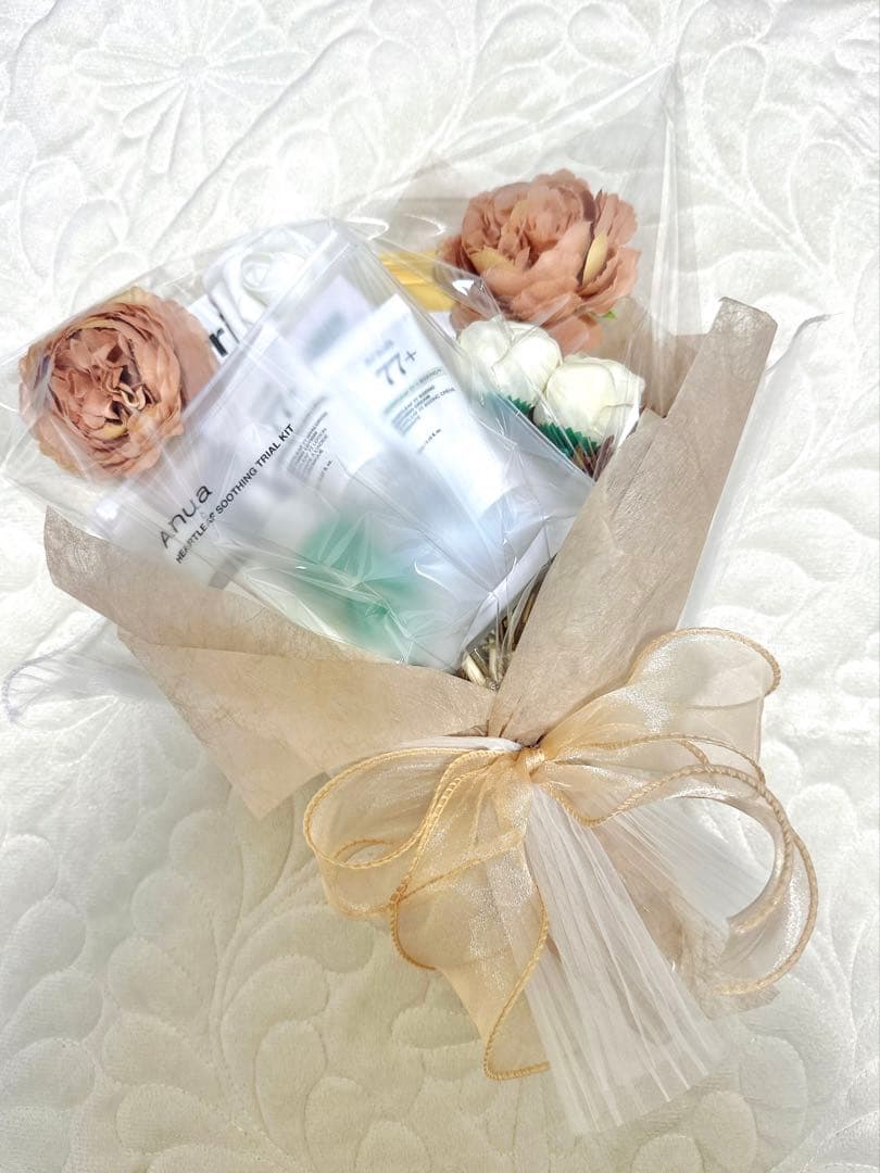 コスメブーケ【Anua】展示品｜誕生日/結婚式/卒業式