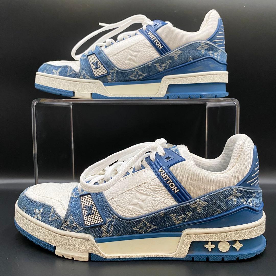 【美品】ルイヴィトン LVトレイナーライン スニーカー 24年 ロゴ 27