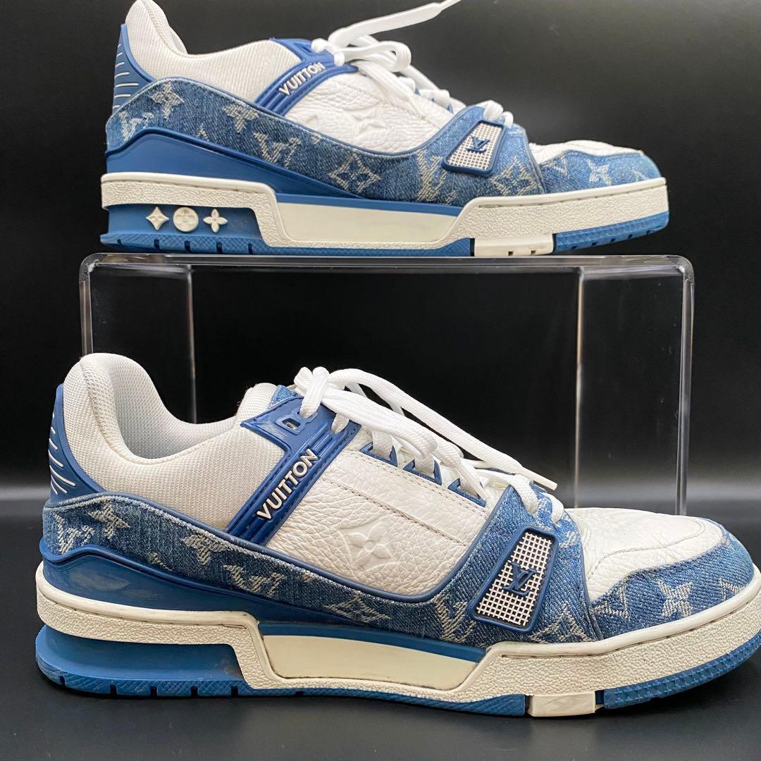 【美品】ルイヴィトン LVトレイナーライン スニーカー 24年 ロゴ 27