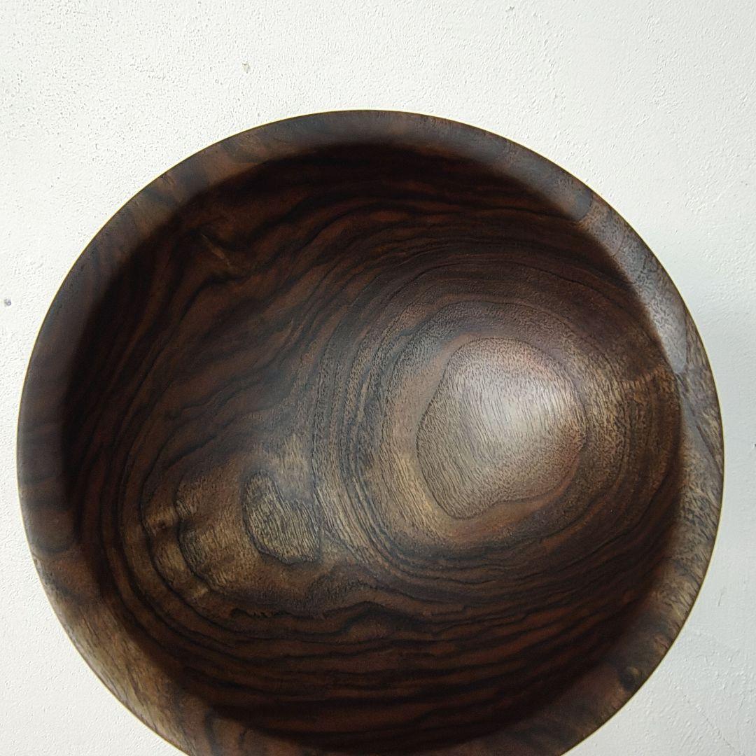【Walnut Bowl】木製 ウォールナット ボウル 作家もの 2台セット