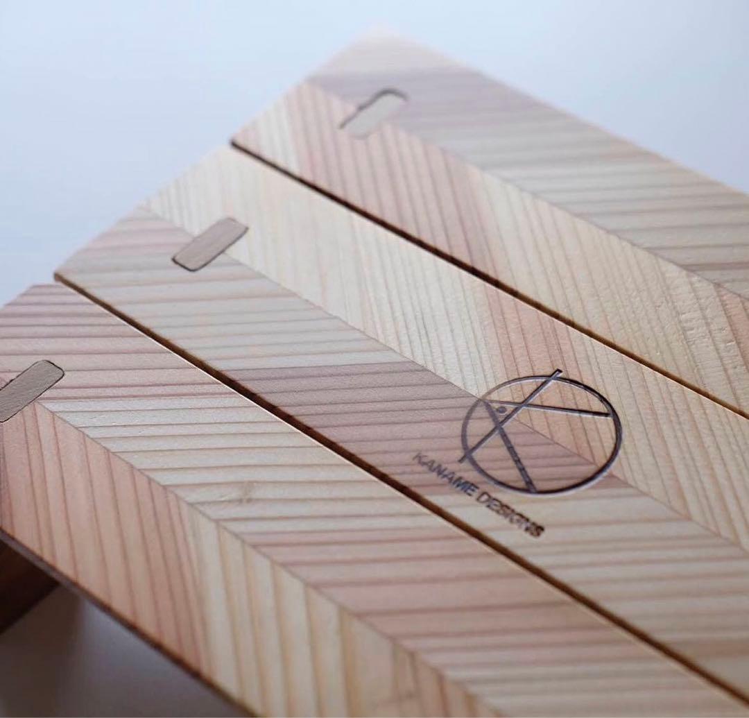 3周年記念モデル　YAMA Table 矢羽 グラスセット　カナメデザイン