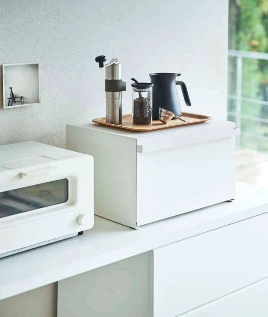 cocoa　山崎実業 ブレッドケース ホワイト