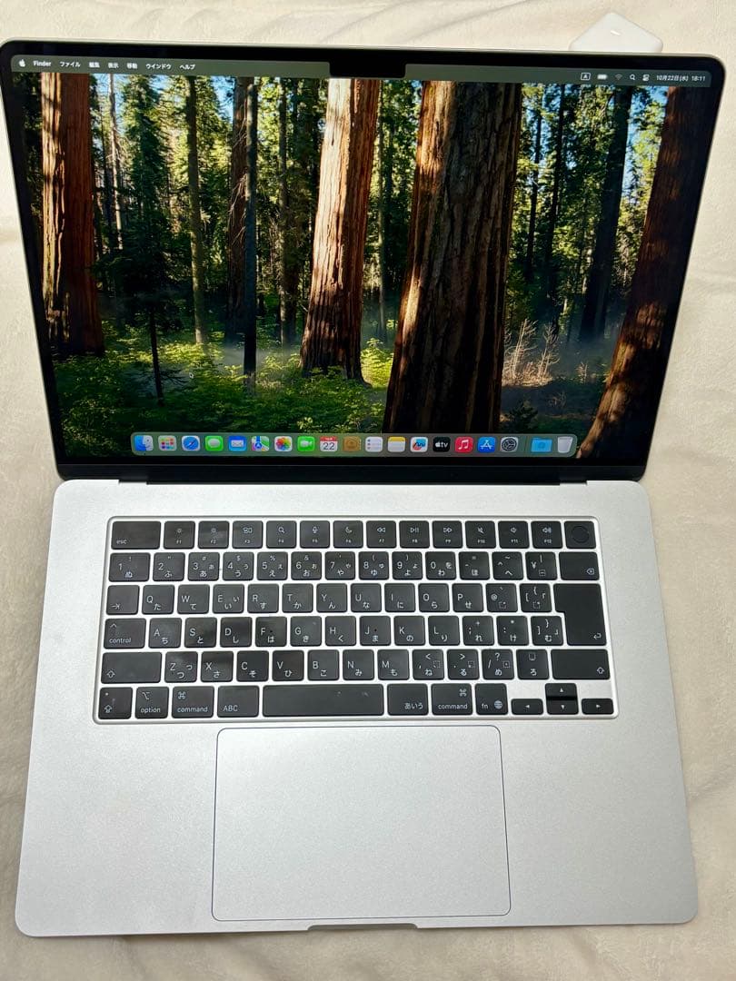 15インチMacBook Air M4 16GB 256GB シルバー本体