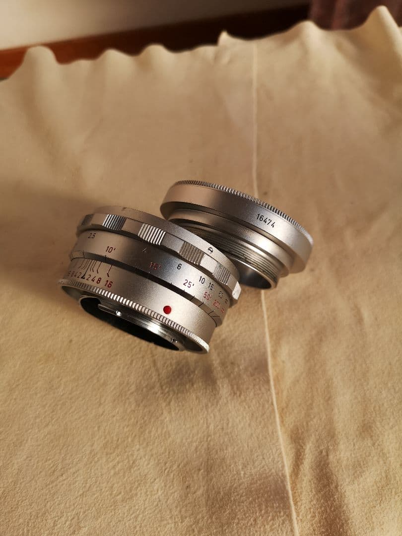 Leica 16462ビゾ用ヘリコイドリング+16474接写延長リング