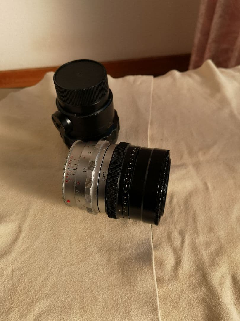 Leica 16462ビゾ用ヘリコイドリング+16474接写延長リング