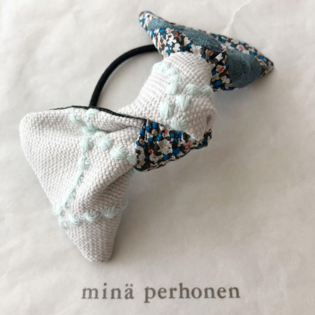 NO.236 ハンドメイド  ミナペルホネン  ボヌール　ヘアゴム