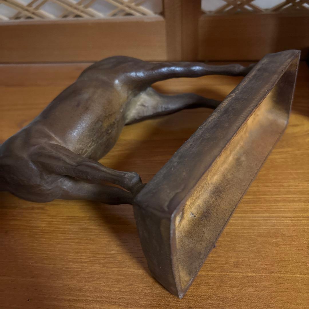 馬　鉄　置物