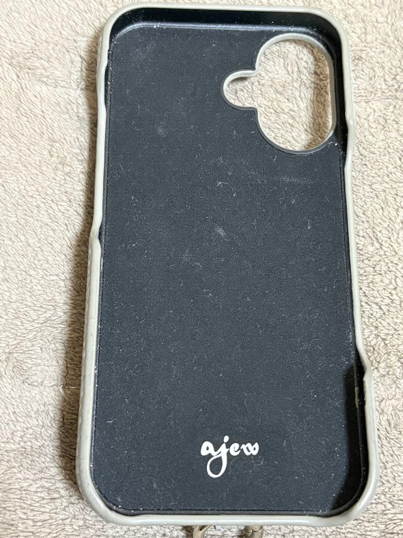 ajew ブルーグレー iPhoneケース