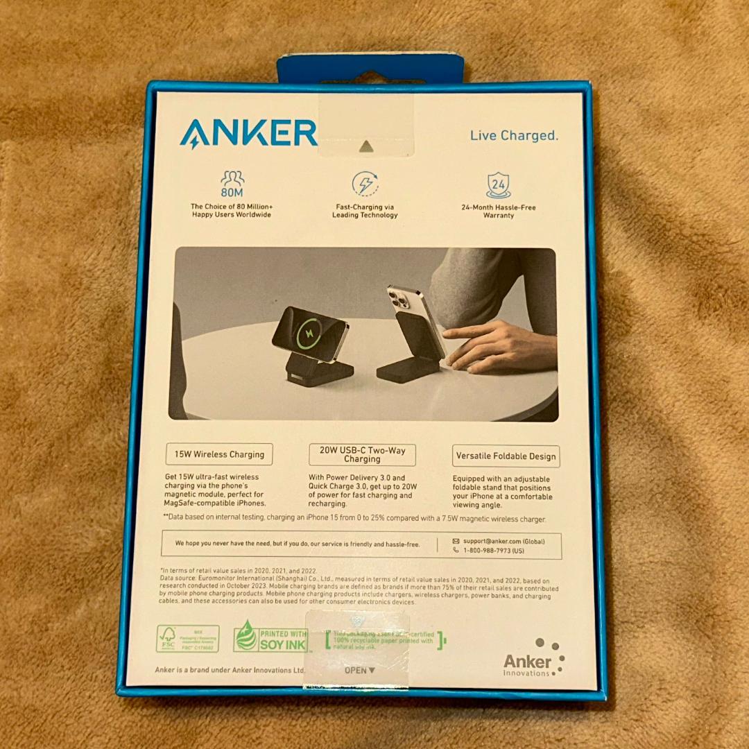 Anker MagGo Power Bank 6600mAh モバイルバッテリー