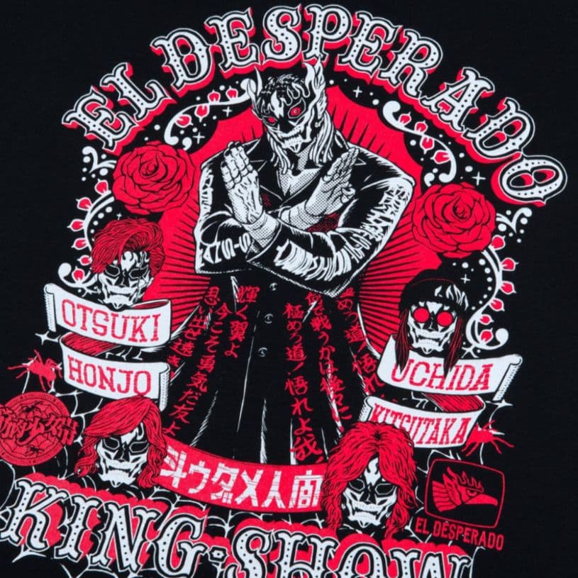 エル・デスペラード　✕　筋肉少女帯　Tシャツ　ブラック　Lサイズ　墓場の画廊