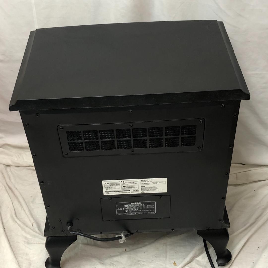 【ほぼ未使用】山善 YAMAZEN クラシックデザイン 電気ヒーター ブラック