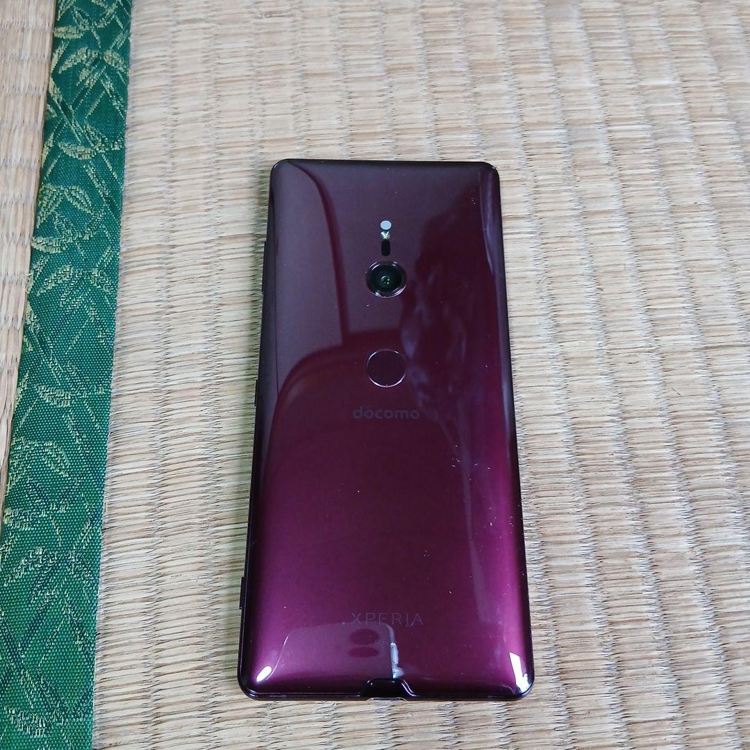 Sony Xperia docomo パープル ケース付き