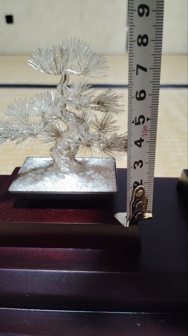 光則　純銀製　松竹梅